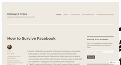 Desktop Screenshot of introvertpress.com